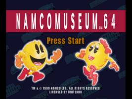 Namco Museum 64 Title Screen